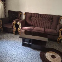 مبل 7 نفره همراه میزو3 عسلی سالم درحدنو