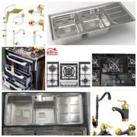 گاز توکار رومیزی هود سینک طرح فر  مارک اجاق مدلU90|اجاق گاز و لوازم برقی پخت‌وپز|مشهد, نوید|دیوار