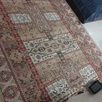 فرش ۶ متری کرم قهوه ای