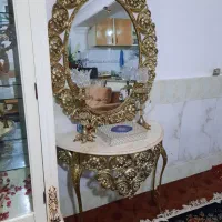 اینه و شمعدان برنزی