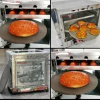 تنور گازی تمام استیل/ ورق سنگین زخیم/ دوشعله گرگان