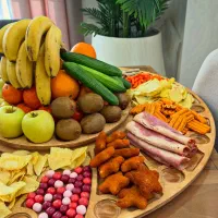 سینی مزه ۲ طبقه گردان