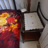 سرویس خواب دونفره فرفورژه در حد نو|تخت و سرویس خواب|کرمان, |دیوار