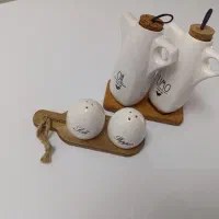 پاسماوری جا آبلیمو و روغن و نمکدان