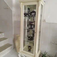 بوفه ویترین چوب