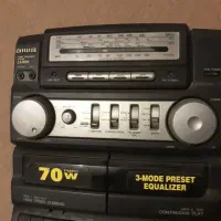 رادیو وضبط ۲ عدد بلندگو سالم