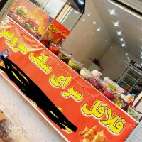 فروش وسایل فلافلی یخچال ایستاده دکه میز و صندلی|کافیشاپ و رستوران|اهواز, کیانشهر|دیوار