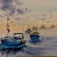 فروش و پذیرش سفارش نقاشی آبرنگ