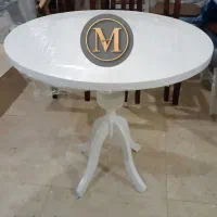 میز گرد خاطره شرکتی قطر 60  ، 70، 90 با رنگ بندی