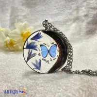 گردنبند موی یار شبتاب رزین بلک فرایدی|بدلیجات|بوشهر, |دیوار