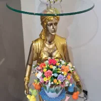 گل و گلدان چینی دست ساز
