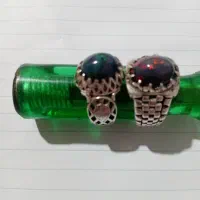 انگشتر قدیمی سنگ اوپال ،سنگ مخصوص مهرماهی ها|کلکسیون اشیاء عتیقه|اسدآباد, |دیوار