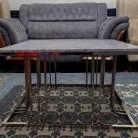 میزعسلی وجلومبلی۴تیکه فلزی