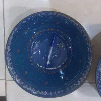 کاسه وگمج قدیمی،شکلاتخوری، دیس،لگن لعابی،شمعدان