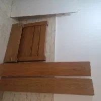 تخت چوبی یک نفره ام دی اف رنگ شکلاتی کامل با کفی