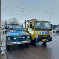 امدادجرثقیل و خودروبر یدک کش کفی شبانه روزی۲۴ساعته