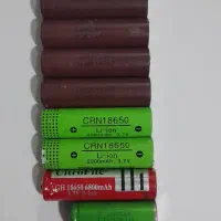 باتری لیتیوم یون 3.7 ولت 18650 و 18500 استوک