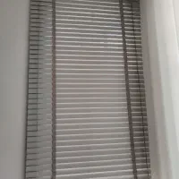پرده کرکره فلزی سالم رنگ بژ