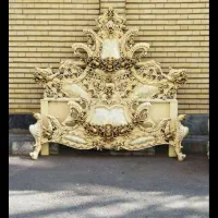 سرویس خواب سلطنتی آلرام|تخت و سرویس خواب|خوی, |دیوار