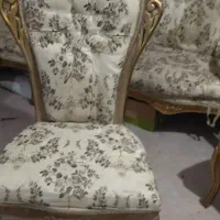 فروش مبلمان تمام چوب راش ۹نفره با میز و عسلی|مبلمان خانگی و میز عسلی|دزفول, |دیوار