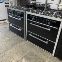 اجاق گاز طرح فر سفید دو درب
