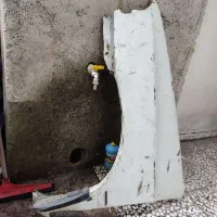 گلگیر جلوی پراید صبا سمت راننده