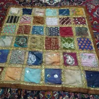 رومیزی سنتی سوزن دوزی ۴۰ تیکه هندی|کلکسیون اشیاء عتیقه|شاهین‌شهر, شهرک گلدیس|دیوار