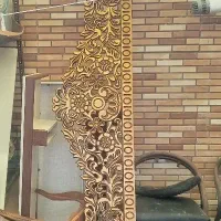 کتیبه پرده چوبی|پرده، رانر، رومیزی|علی‌آباد کتول, |دیوار