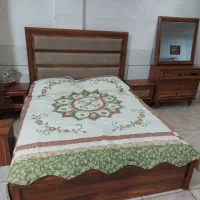 تختخواب دو نفره چوب اکای ترک