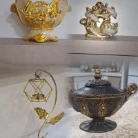 دکوری شکلات خوری گلدان جاشمعی تکه ای 130