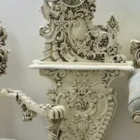 ساعت ایستاده تمام چوب راش