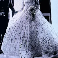 لباس عروس ژورنالی پارچه وارداتی(اماراتی)|لباس|تهران, سازمان آب|دیوار