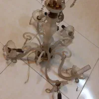 دو عدد لوستر کریستالی قدیمی|لوستر و چراغ آویز|اصفهان, کوی میلاد|دیوار