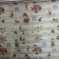 پرده شید طرح کارتونی جنس ترک|پرده، رانر، رومیزی|قدس, شهرقدس|دیوار