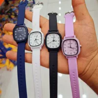ساعت مچی کوارتز بند سیلیکونی (جدید و رنگی