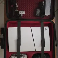 ps5 slim 1tra دودسته اورجینال+شارژر اورجینال سونی