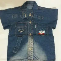 پیراهن با شلوار جین بچگانه|کفش و لباس بچه|قائمشهر, |دیوار