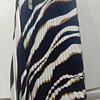دامن کلوش پلیسه سایزبزرگ وارداتی