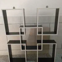 باکس چوبی زیبا در حد نو|کتابخانه، شلف، قفسههای دیواری|جونقان, |دیوار