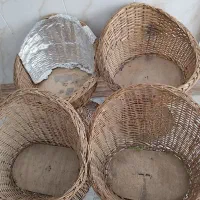 استند حصیری ، سبد حصیری|صنایع دستی و سایر لوازم تزئینی|قم, چهل درخت‎|دیوار