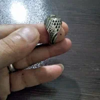 دوعددانگشتر،نگین سیترین و اوپال،رکاب دست ساز سنگین|جواهرات|بومهن, |دیوار