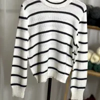 وست ژاکت کلاه شال کراپ بافت ماشینی