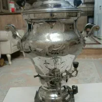 سماور گازی مارک طوفان چهار لیتری در حد نو