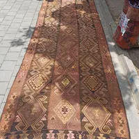 گلیم بسیار قدیمی(یون بوی)بدون ایراد1.10در4|گلیم، جاجیم، گبه|خوی, |دیوار