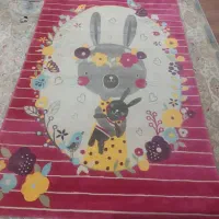 گلیم فرش ۶ متری طرح بچگانه