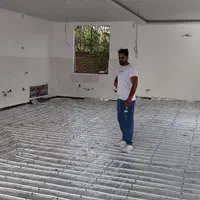 لوله کشی اب و فاضلاب،گرمایش از کف،برقکار،قطره ایی