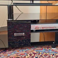 میز تلویزیون شیشه ای