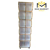 استندحبوباتی آجیل شکلات خشکبار با تقسیم کننده mdf