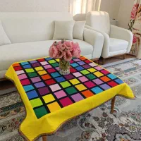 رومیزی چهل تکه دوزی|پرده، رانر، رومیزی|شیراز, سینما سعدی|دیوار