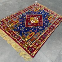 فرش دستباف ۳ متری در فرش بساک کرج رنگ گیاهی|فرش|مرند, |دیوار